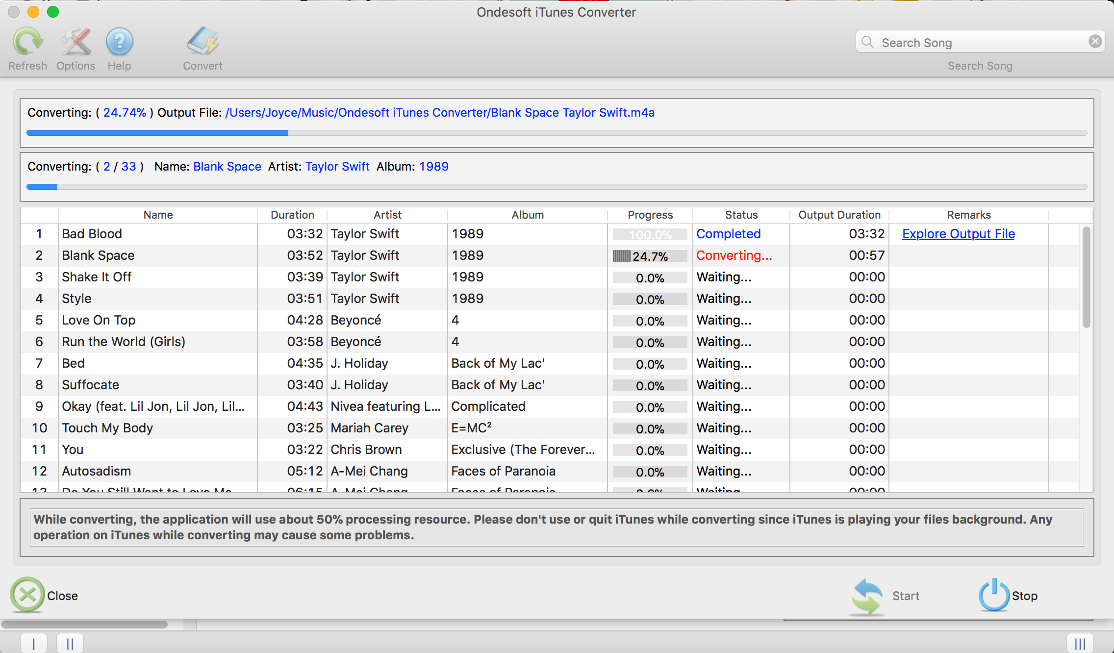 Convertisseur de musique Apple drm