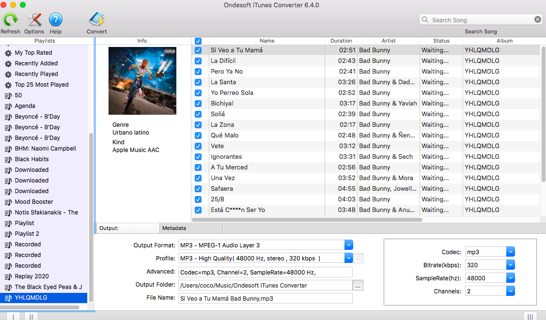Convertir Apple Music en MP3