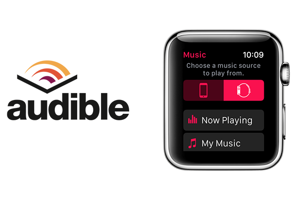 livre audio audible sur Apple Watch