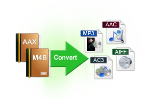 Convertir des livres audio AA / AAX en MP3 / M4A