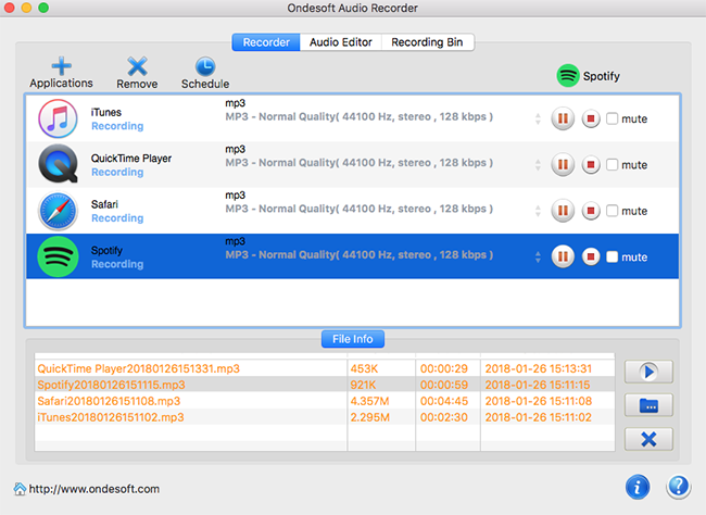 Streaming Music Recorder pour Mac