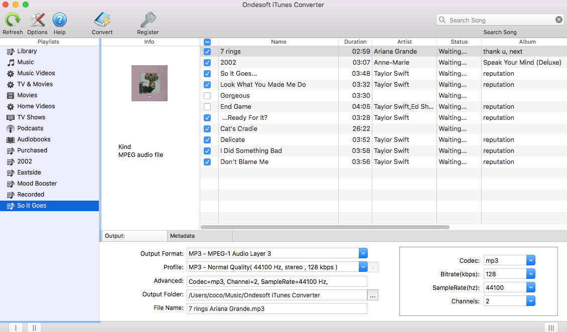 Convertisseur de playlist iTunes