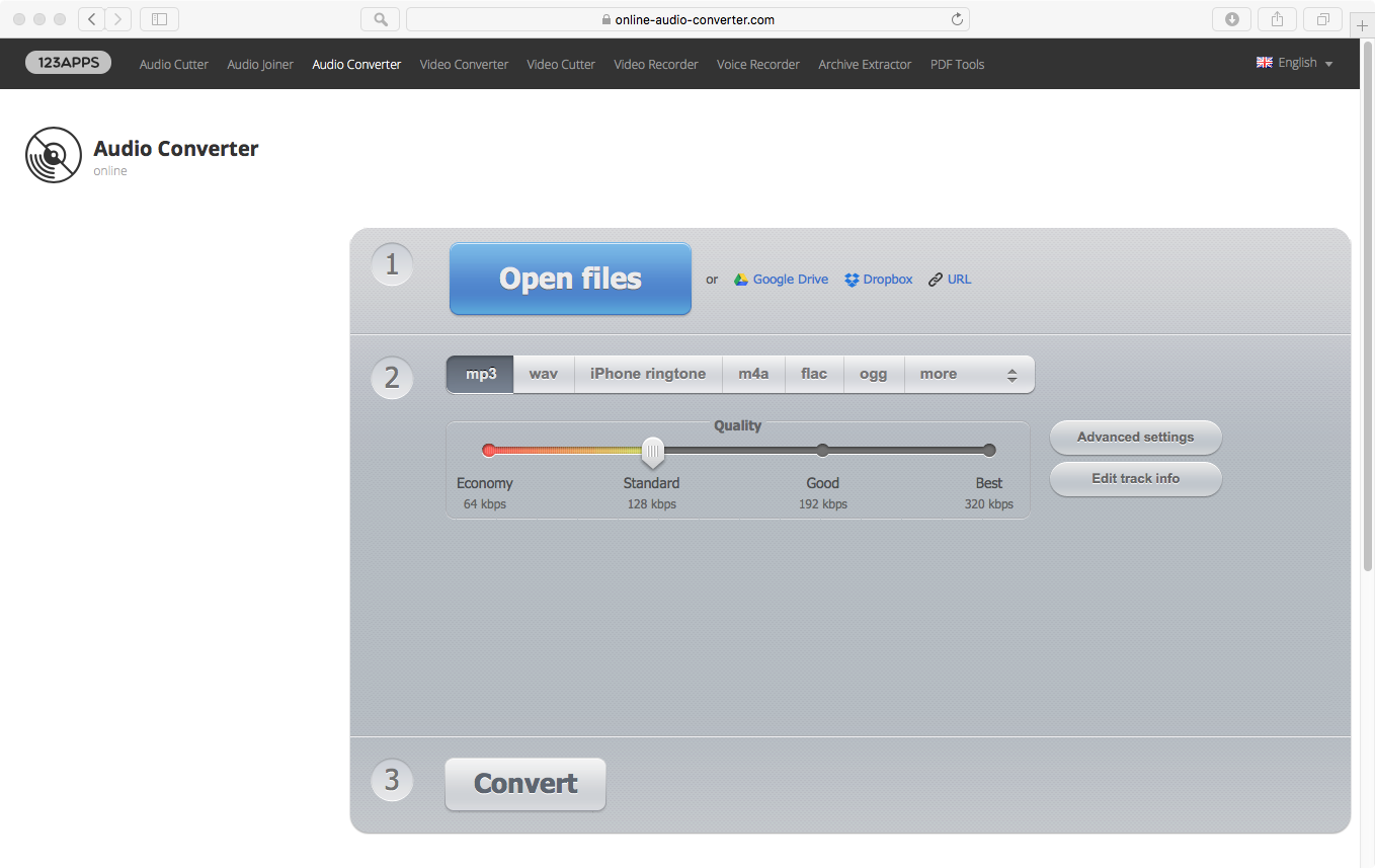 convertir m4a en mp3 en ligne