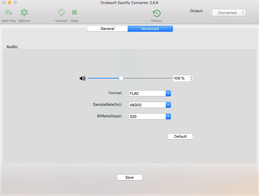 Spotify à mp3, m4a, wav, flac