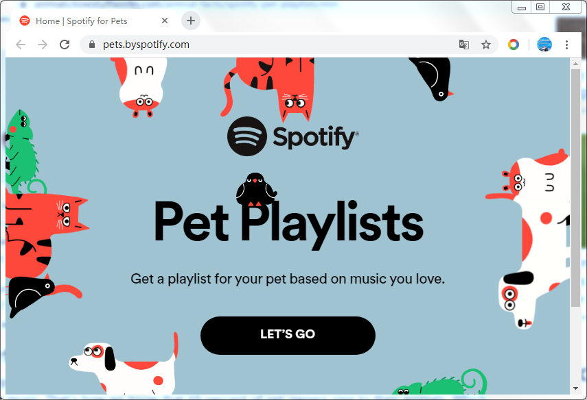 spotify pour les animaux de compagnie